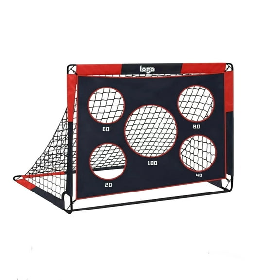 Soccer Goals for Backyard, 5×4 FT/4×3 FT Large Size Pop Up Goal Net with Target Panel, Portable Soccer Training Equipment for Kids Practice, Outdoor Sports Game