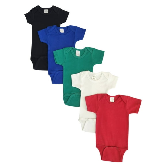 Unisex Baby 5 Pc Onezies