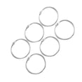thumbnail image 5 of KAKOWELY 50 Pcs Binder Rings Binder Book Rings Iron Binder Clips Diary Book Binder Rings,1.38"X1.38"X0.04", 5 of 5
