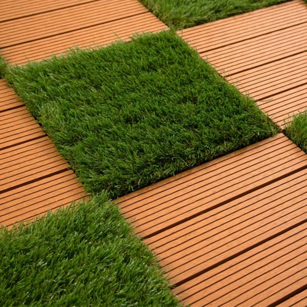 Flooringinc Dyi Helios Outdoor, Patio Tiles Over Grass