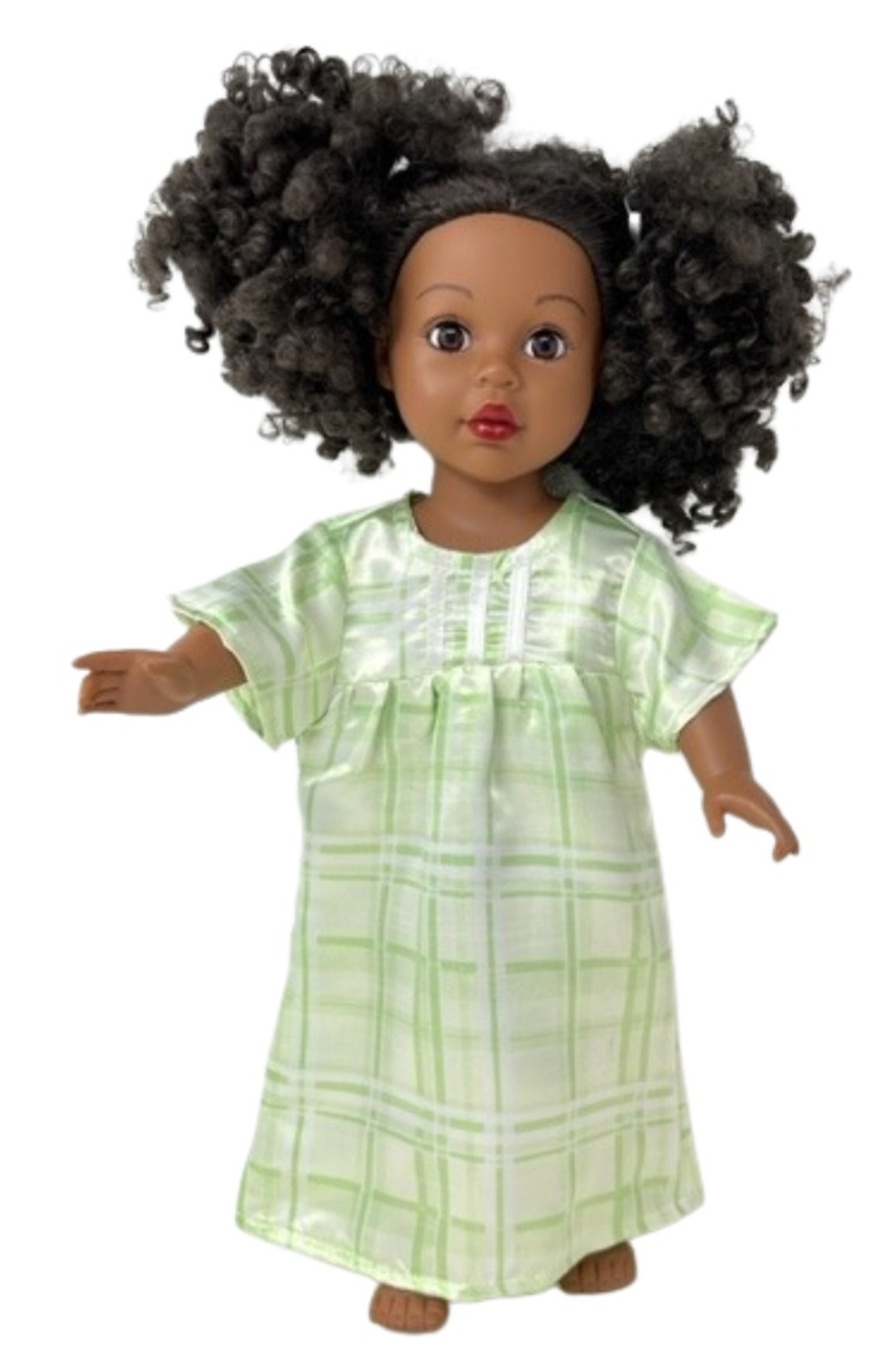 Doll Clothes Superstore Light Green Satin Nightgown Compatible With 18