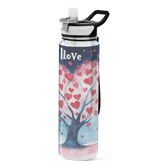 BZSMCE Sport Bottle Heartfelt Love Outdoor sports Water Bottle Size: 10.4x3in