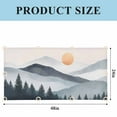 thumbnail image 5 of 1 Piece Magnetic Fluorescent Light Covers, 2x4 Ft,Forest Mountain Sun Landscape Watercolor Retro Magnetic Light Covers for Ceiling Lights Classroom Office Home Decor, 5 of 9