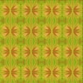 thumbnail image 1 of Ahgly Tapis d'Intérieur Lavable en Machine Carré Transitionnel Brun Doré Foncé, 8 Pieds Carré, 1 of 7