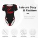 thumbnail image 4 of Balery Happy Halloween2 Body de cuello redondo de manga corta para mujer Tops de manga corta Tops básicos-X-Large, 4 of 7