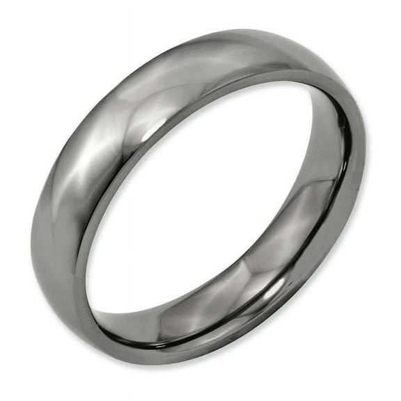 Primal Steel Titanium 5mm Half Round Band
