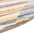 thumbnail image 6 of Unique Loom Aramis Collection Area Rug - Zoe (5' 3" Round Multi/Brown), 6 of 7