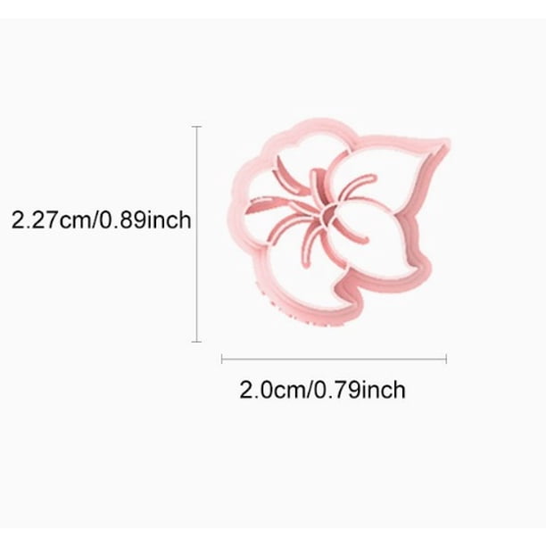 Molde for pendientes de cerámica blanda con flores de alta precisión, molde for cuchillos de arcilla de varios estilos, herramientas de artesanía DIY