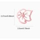 thumbnail image 1 of Molde for pendientes de cerámica blanda con flores de alta precisión, molde for cuchillos de arcilla de varios estilos, herramientas de artesanía DIY, 1 of 2