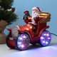 thumbnail image 4 of Adorno navideño de tren de Papá Noel con luz y música, estatuas de resina para decoración del hogar, decoración navideña, regalo de Año Nuevo, 4 of 8