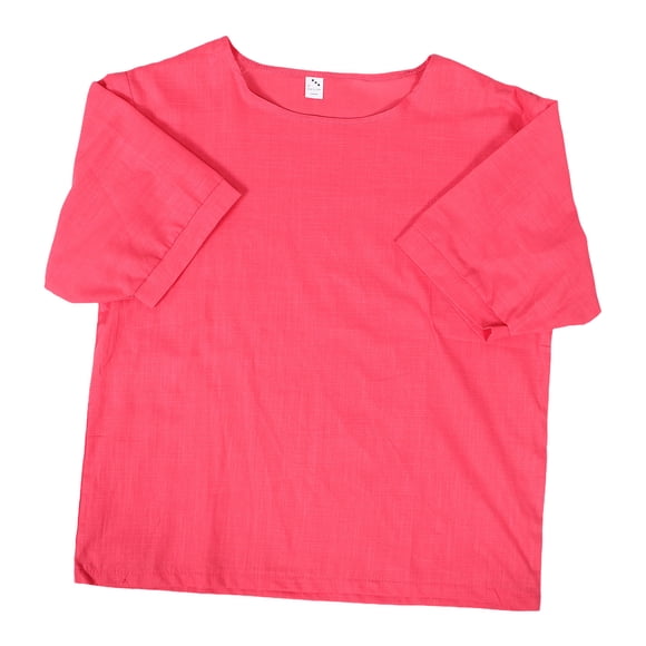 TABLETREANDS Camiseta Mujer Oversized Rosa Manga Corta Con Transpirable Y Estilo Casual