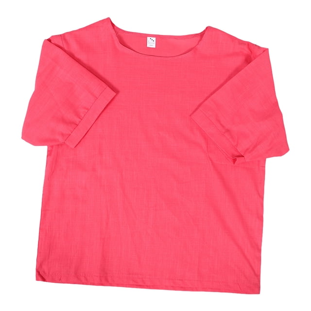 TABLETREANDS Camiseta Mujer Oversized Rosa Manga Corta Con Transpirable Y Estilo Casual