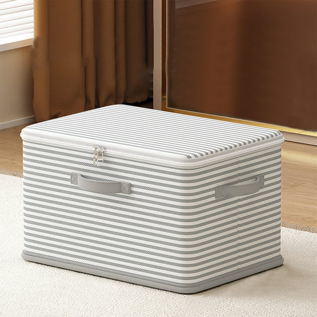 Naittoop Clothes Storage Bag Wardrobe Sorting Storage Box Portable Storage Bag Winter Cup Storage Box Indoor