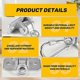 thumbnail image 5 of Locking Snap Hooks | Heavy Duty Swing Hook Hangers Seat Trapeze Sets | Static Tension 5000 Lb Capaci, 5 of 5