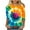 Multicolor Plus Size Blouse for Women_z, variant on CYMMPU Tie Dye 3/4 Sleeve Tunic Tops Round Neck Blouses for Women Dressy Casual Fall Fashion Shirts Spring Tops Loose Fit Ombre T-Shirts Multicolor XL