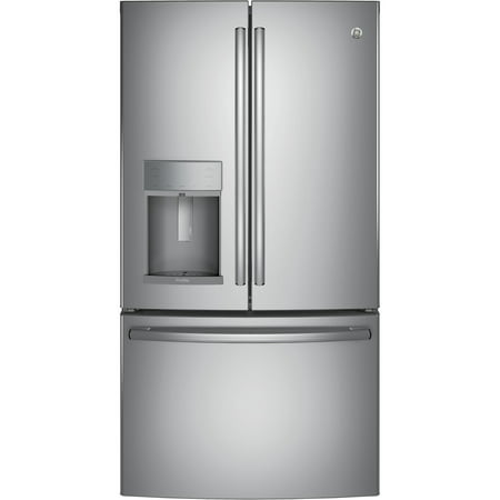 GE Appliances PYE22KSKSS 36 Inch Counter Depth French Door Refrigerator Stainless