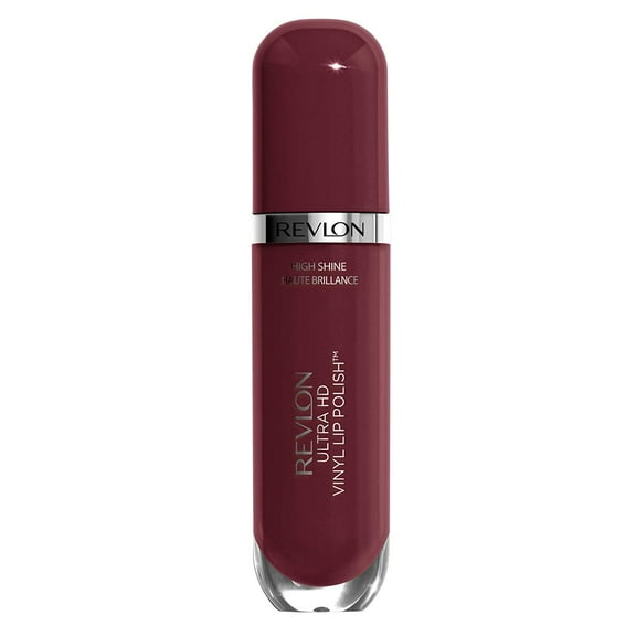 2 Pack Revlon Ultra HD Vinyl Lip Polish, Liquid Lipstick, So Shady, Violet Brown Gloss