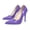 Purple, variant on Shrysg Women's Glossy Patent Pointed Toe High Heel Stilettos 4.7 inch/12cm Thin Heels Cushioned Shoes for Club Wedding Party Light Blue