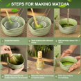 thumbnail image 4 of Set de té matcha Dayacoco de 500 ml, cuenco de cerámica, kit de 5 piezas, 4 of 8