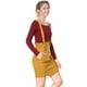 thumbnail image 4 of Falda de Tirantes Rectos Allegra K Día de San Patricio Alta de Cintura Traje de Navidad Amarillo XS, 4 of 6