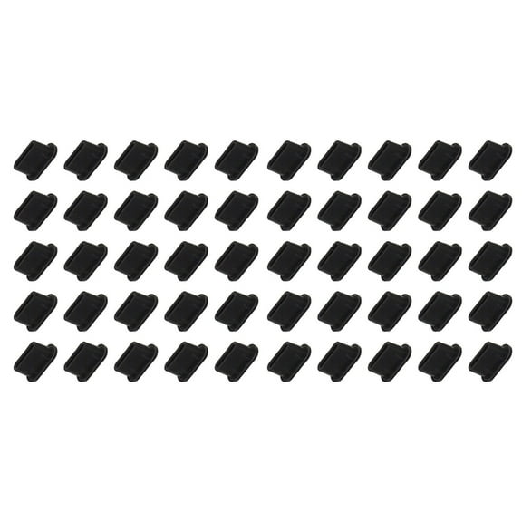 AOOOWER 50Pcs Type C Anti Dust Caps Silicone USB C Dust Cover Dust Plugs for Phone Tablet USB C Charging Port Protector Cover