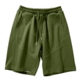 thumbnail image 7 of Men's Bermuda Shorts Workout Shorts Fitness Running Outdoor Casual Athletic Jogging Knee Length Pants with Pockets, 7 of 7