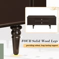 thumbnail image 6 of Rectangular Coffee Table with Storage Drawers Mid-Century Modern Center Table for Living Room, 6 of 9