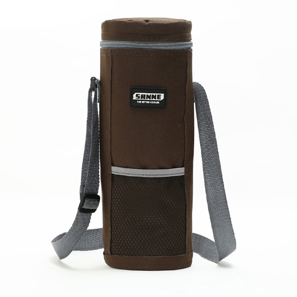 Sac Isotherme Pour Bouteille D'eau - Tissu Oxford Bleu Foncé, Haute Capacité, Bretelles Réglables