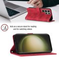 thumbnail image 4 of Compatible with Samsung Galaxy S23 Ultra 5G Classic Embossed PU Leather Case with Card Holder Shockproof Cover, 4 of 5