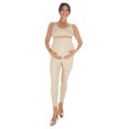 thumbnail image 4 of SlimMe Maternity High-Waisted Leggings, Large, Nude, 4 of 6