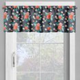 thumbnail image 4 of Ambesonne Floral Valance & Curtain, Feminine Colorful Roses Art, 55"x36", Dark Indigo and Multicolor, 4 of 7