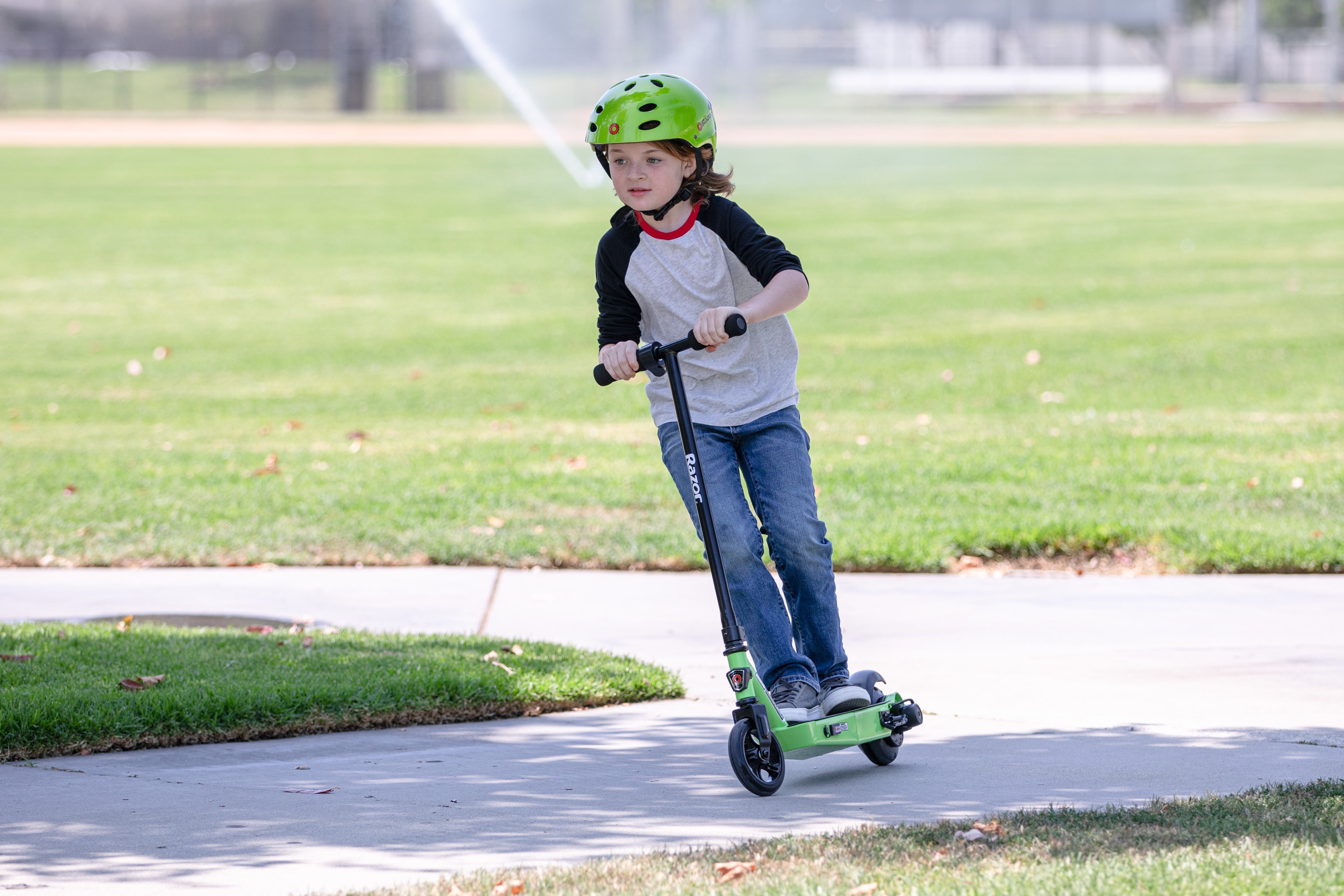 Razor Black Label E90 Electric Scooter Green, for Kids Ages 8+ and up