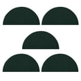 thumbnail image 1 of Furnish My Place Modern Indoor/Outdoor Commercial Solid Dark Green Rug, Modern Area Rug, Baby Nursery Mat, Pet-Friendly Carpet for Living Room, Playroom, Made in USA, 18" x 36" Half Round - Set of 5, 1 of 6