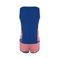 thumbnail image 5 of Pounoo Patriotic Two Piece Swimsuits Women American Flag Print Sleeveless Tops High Waisted Shorts Tankini Sets Beach Wear Gift, 5 of 7