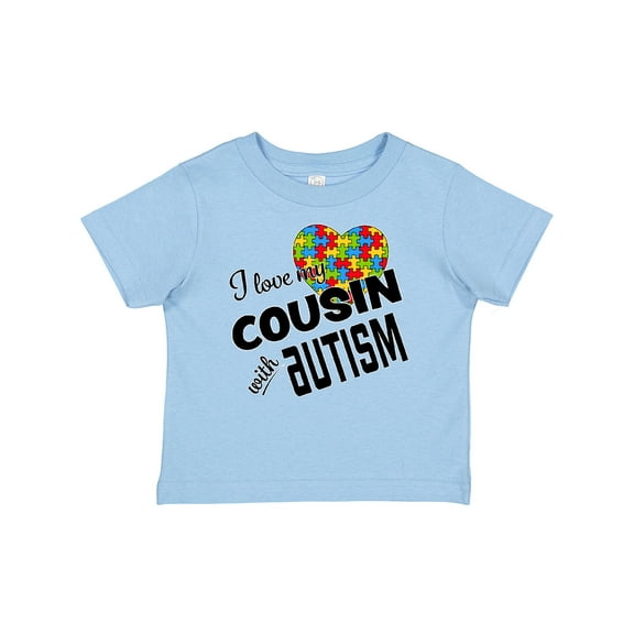 Inktastic I Love My Cousin with Autism Boys or Girls Baby T-Shirt
