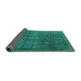 thumbnail image 2 of Ahgly Company Indoor Rectangle Oriental Turquoise Blue Industrial Area Rugs, 7' x 10', 2 of 4