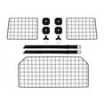 thumbnail image 5 of MPM Dog Car Barrier, Adjustable Large Pet Gate Divider, Cargo Area, Universal-Fit Heavy-Duty Wire Mesh Dog Guard, Safety Travel Car Accessories, for SUVs, Van, Vehicles, Truck Cargo Area, 5 of 5