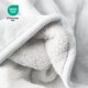 thumbnail image 5 of Manta de Cama de Felpa Sherpa Mullida y Suave Reversible Liviana Tamaño Matrimonial/queen Blanca Bare Home, 5 of 6