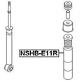thumbnail image 2 of Febest REAR SHOCK ABSORBER BOOT # NSHB-E11R OEM 55240-9U000, 2 of 2