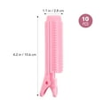 thumbnail image 7 of ELAYARD 10Pcs Roller Jaw Clamps for Hair Volume Pink ABS Bang Hair Curling Clips Easy to Use, 7 of 7