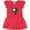 Red with Polka Dots, variant on Inktastic Goth Animals Pets Black Cat Girls Toddler Dress
