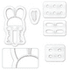 thumbnail image 3 of Juego de cortadores de galletas, sellos para galletas con dibujos de animales, moldes para hornear galletas de bricolaje, 3 of 5
