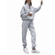 thumbnail image 3 of Conjunto Deportivo de 2 Piezas para Mujer: Sudadera de con Media Cremallera y Pantalón de Chándal Gris XXL, 3 of 8