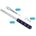 thumbnail image 3 of Unique Bargains 2M/6.5ft Telescopic Handheld Flagpole,2Set Pointer Stick with Sponge Handle Blue, 3 of 8