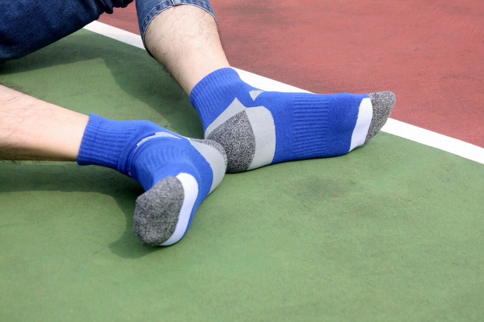 B&Q Lot 3-12 Pairs Mens Mid Cut Ankle Quarter Athletic Breathable Sport Cotton Socks 6-12