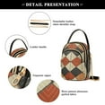 thumbnail image 4 of FORMRS Crossbody Bag for Women Quilted Travel Shoulder Cell Phone Purse with Chain Strap Handbag, Checkered Pattern, 4 of 7