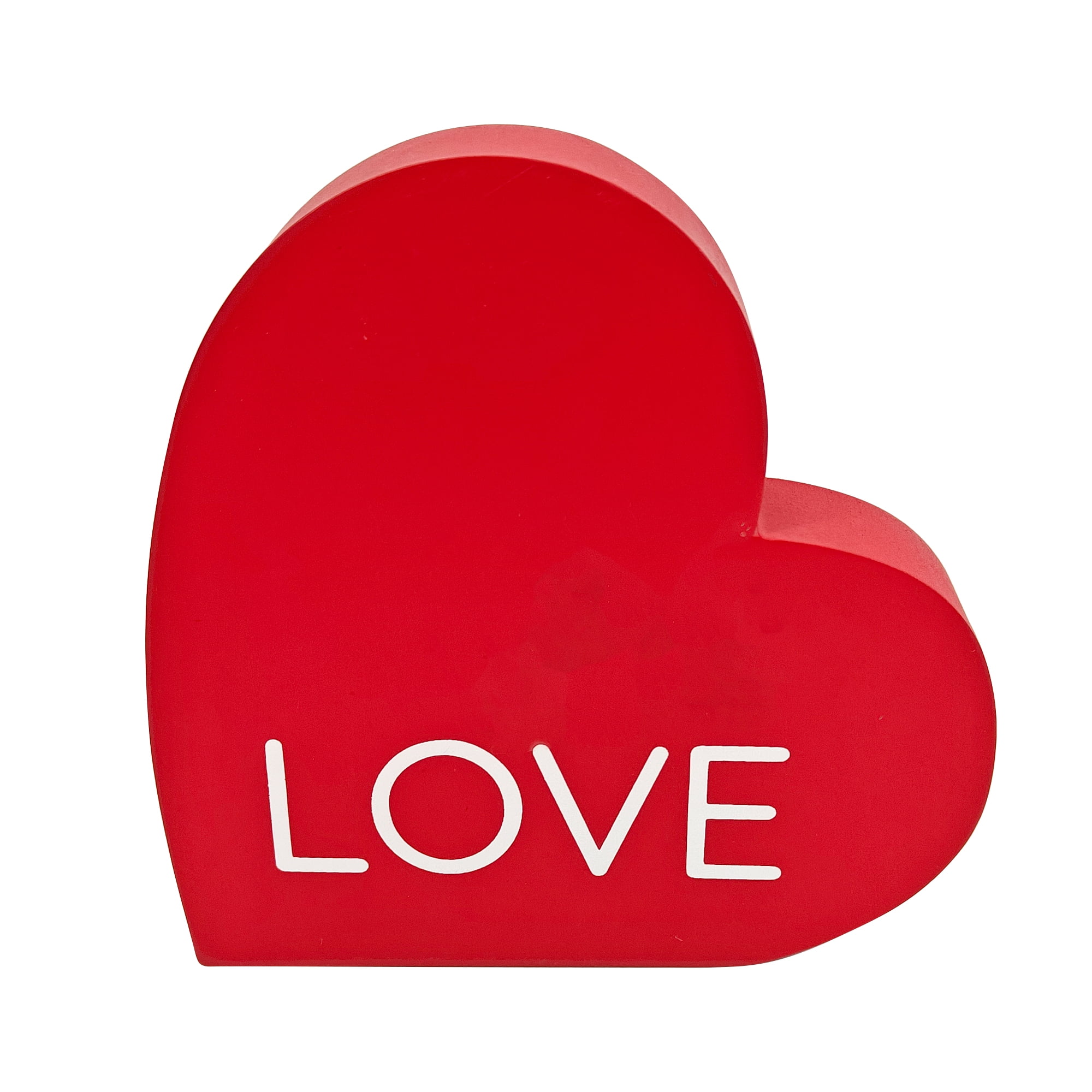 Way to Celebrate Wood Red Love Sign Decor