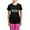 With Pink Pant, variant on CafePress - Bride Turquoise Pink Pajamas - Women's Short Sleeve Print T-Shirt and Pants Dark Cotton Pajama Set