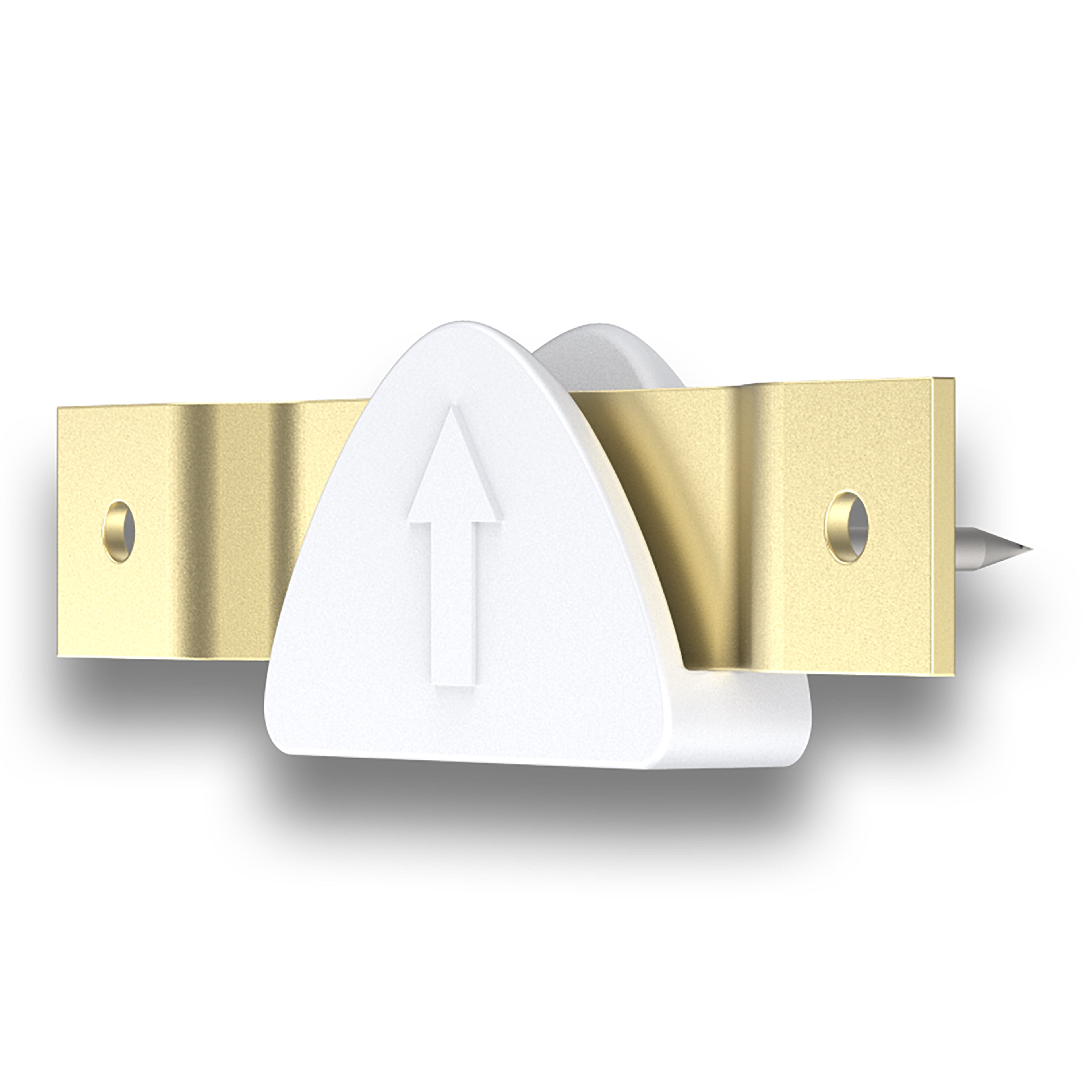 Studio Decor Pushpin Sawtooth Hook Kit - Tool-Free Picture Frame Hanging Set for Sawtooth Hangers, Self-Leveling, 10 lb. Capacity, Invisible Mounting Design, 12 Pack