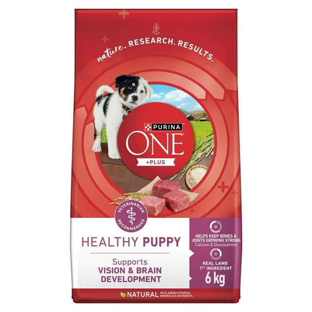 Purina ONE SmartBlend Healthy Puppy Formula Lamb, Dry Dog Food 6kg